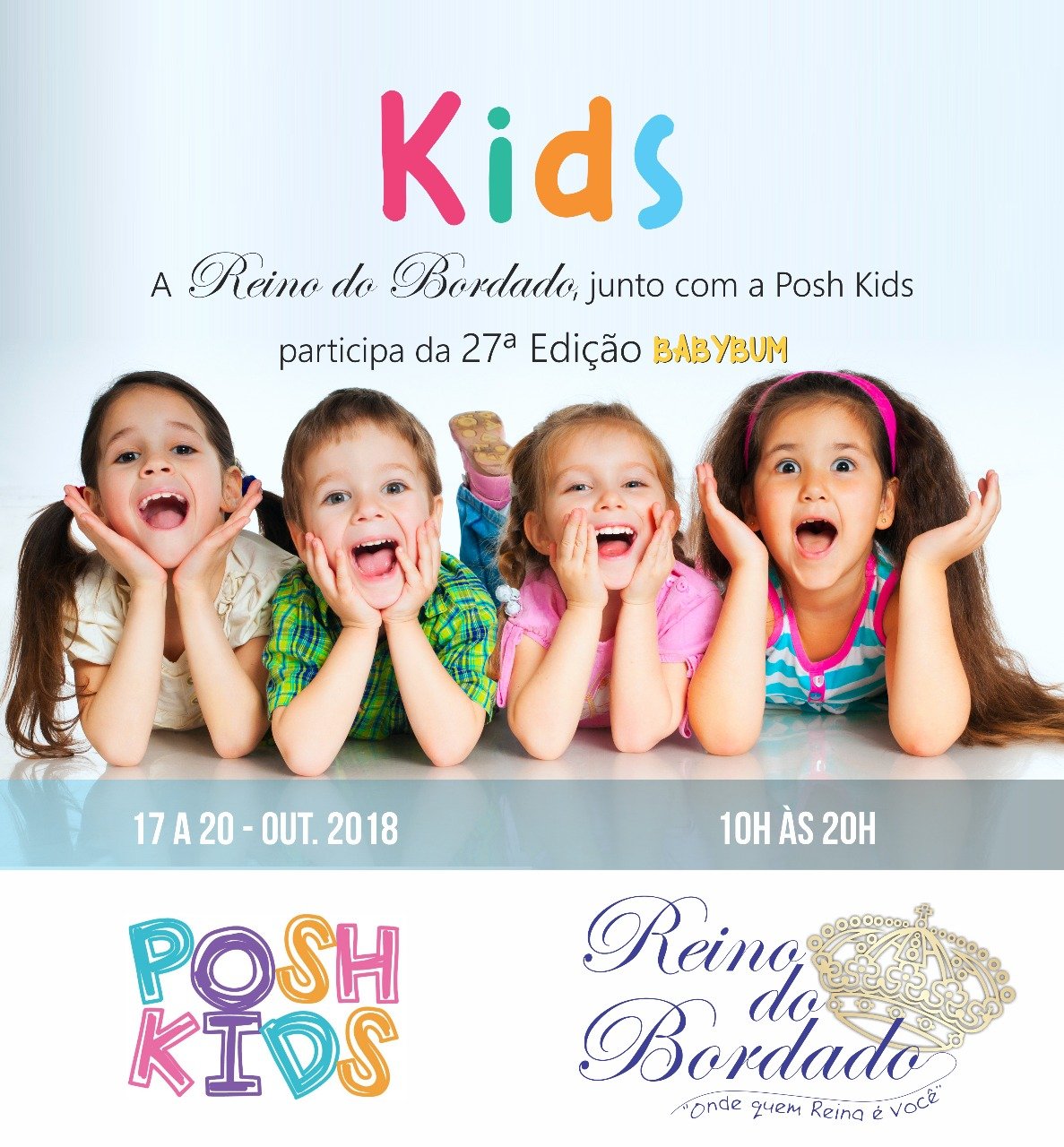 Reino do Bordado participa do evento Posh Kids